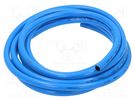 Hose; max.20bar; L: 1m; PVC,SBR; Gol Blue; Tube in.diam: 9mm; blue PNEUMAT