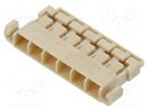 Connector: wire-board; DF65; plug; female; w/o contacts; PIN: 6 HIROSE