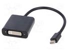 Adapter; DVI-I (24+5) socket,mini DisplayPort plug; 0.15m AKYGA