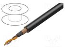 Wire: microphone cable; 2x0.25mm2; black; OFC; -15÷70°C; PVC TASKER