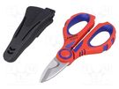 Cutters; for electricians,for cables; 160mm; Blade: about 56 HRC KNIPEX