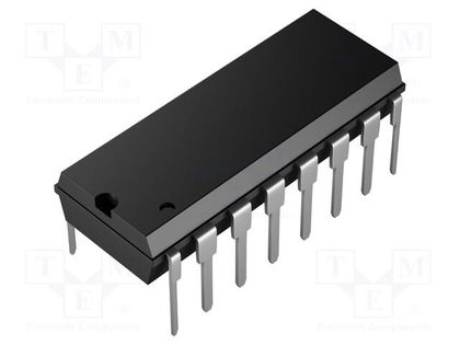 IC: digital; BCD to 7-segment,decoder,display driver; CMOS; THT TEXAS INSTRUMENTS CD4054BE