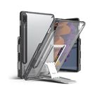 Ringke Fusion Combo Outstanding hard case with TPU frame for Samsung Galaxy Tab S7 11'' + self-adhesive foldable stand grey (FC475R40), Ringke