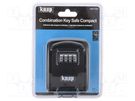 Key safe; combination code; 5pcs; 75mm; Features: 4 digit code KASP