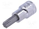 Socket; socket spanner,Torx®; TX50; 3/8"; 50.5mm; tool steel BAHCO