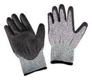 GLOVES, CUT-RESISTANT, S, GRY/WHT
