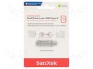 Pendrive; USB 3.1; 512GB; R: 150MB/s; ULTRA DUAL DRIVE LUXE SANDISK