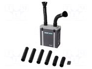 Fume extractor; 200m3/h; 230VAC; 250W; 55dBA; Ch: 2; Arm len: 1.5m QUICK