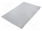 Damping mat; aluminium foil,butyl rubber; 375x250x1.8mm; 50pcs. SILENT COAT