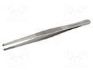Tweezers; 135mm; Blade tip shape: rounded LINDSTRÖM