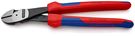 KNIPEX 74 22 250 High Leverage Diagonal Cutter with multi-component grips black atramentized 250 mm