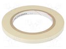 Tape: electrical insulating; W: 9mm; L: 33m; Thk: 0.177mm; white 3M