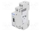 Relay: installation; monostable; NC + NO; Ucoil: 24VAC; 20A; IP20 EATON ELECTRIC