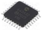 IC: AVR microcontroller; TQFP32; 1.8÷5.5VDC; Cmp: 3; AVR64; AVR-DA MICROCHIP TECHNOLOGY