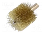 Brush; for cleaner; 2pcs; Bristle material: metal QUICK