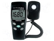 Light meter; 20/200/2k/20k/200klx,20/200/2k/20kFc; 3%; 2,5x/s TENMARS