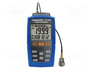Vibrometer; Display: LCD; 1,999mm,199,9m/s2,199,9mm/s; 0.01÷1kHz TENMARS