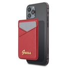 Guess Wallet Card Slot GUWMSSASLRE MagSafe Saffiano red/red, Guess