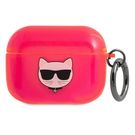 Karl Lagerfeld KLAPUCHFP AirPods Pro cover pink / pink Choupette, Karl Lagerfeld