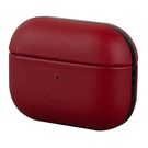 UNIQ etui Terra AirPods Pro Genuine Leather czerwony/red, UNIQ