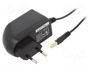 Power supply: switching; mains,plug-in; 12VDC; 2A; 24W; 81.39% SUNNY