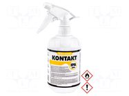 Isopropyl alcohol; KONTAKT IPA Plus; 500ml; liquid; colourless AG TERMOPASTY