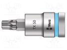 Socket; socket spanner,Torx®; TX50; 1/2"; 60mm; Zyklop WERA