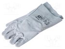 OSH: protective gloves; leather; Size: 10 ROTHENBERGER INDUSTRIAL