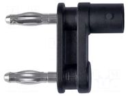 Adapter; black; 70VDC; 3A; 38.8mm; Insulation: polyamide; 33VAC SCHÜTZINGER