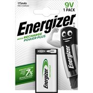 Uzlādējams akumulators 6HR61 (E-Block, R22, 6R61, 6F22) 8,4 V 175 mAh Ni-Mh ENERGIZĒRS
