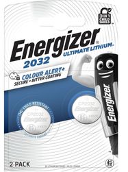 Litija baterija CR2032 3V 254mAh Ultimate Energizer 2gab blisterī