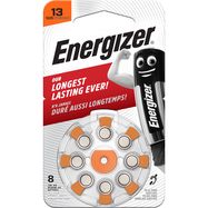 Cinka gaisa baterija AC13E (V13, HA13, PR48, 7000ZD) dzirdes aparātam 1,45 V Energizer 8 gab. blisterī