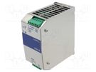 Power supply: switched-mode; for DIN rail; 120W; 24VDC; 5A; OUT: 1 LUMEL