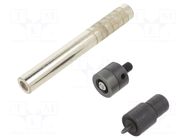 Nozzles set for crimping press stud; ESD STATICTEC