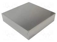 Enclosure: enclosure base; X: 305mm; Y: 305mm; Z: 76mm; 1444; natural HAMMOND