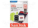 Memory card; Android; microSDHC; R: 120MB/s; Class 10 UHS U1; 32GB SANDISK