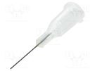Needle: steel; 0.5"; Size: 27; straight; 200um; Mounting: Luer Lock FISNAR