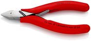 KNIPEX 77 41 115 Electronics Diagonal Cutter with box joint with non-slip plastic grips 115 mm