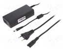 Power supply: switched-mode; 12VDC; 5A; Out: 5,5/2,5; 60W; 0÷40°C CELLEVIA POWER