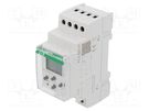Programmable time switch; Range: 1 year; SPDT; 24÷264VAC; PIN: 8 F&F