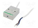 Twilight switch; wall mount; 195÷253VAC; SPST-NO; IP65; 10A; LED F&F