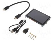 Display: TFT; 5"; 800x480; 121x89.48mm; RGB; Interface: HDMI,VGA WAVESHARE