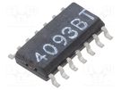 IC: digital; NAND; Ch: 4; IN: 2; CMOS; SMD; SO14; 3÷18VDC; -55÷125°C NTE Electronics