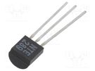 Transistor: NPN; bipolar; 30V; 0.8A; 0.6W; TO92 NTE Electronics