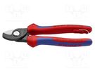 Cutters; side,cutting; 165mm; Cut: without chamfer; 1AWG÷0AWG KNIPEX