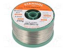 Soldering wire; Sn96,5Ag3Cu0,5; 0.3mm; 0.25kg; lead free; reel STANNOL