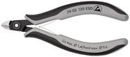 KNIPEX 79 02 120 ESD Precision Electronics Side Cutter ESD with multi-component handles burnished 120 mm