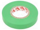 Tape: electrical insulating; W: 12mm; L: 25m; Thk: 0.13mm; green SCAPA
