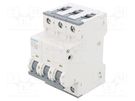 Circuit breaker; 230/400VAC; Inom: 25A; Poles: 3; Charact: C; 10kA SIEMENS
