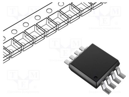 IC: EEPROM memory; I2C; 128x8bit; 1.7÷5.5V; 400kHz; MSOP8; serial MICROCHIP TECHNOLOGY 24AA014H-I/MS